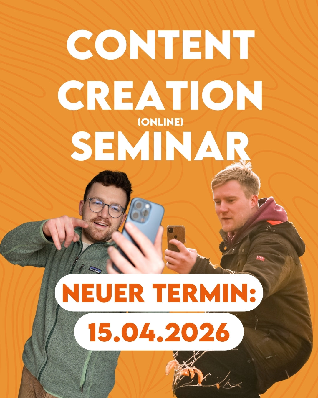 Online Seminar "Content Creation mit dem Smartphone" am 15.04.26