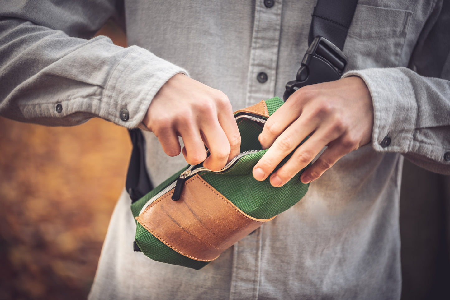 Upcycling Bauchtasche aus Turnmatten